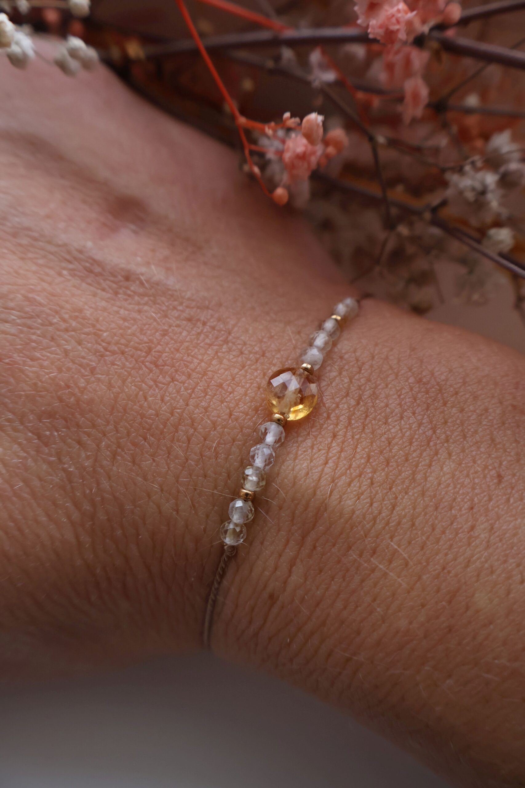 Bransoletka Citrine