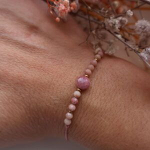 Bransoletka Rhodonite