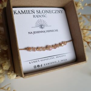 Bransoletka kamień słoneczny na jesienną depreche