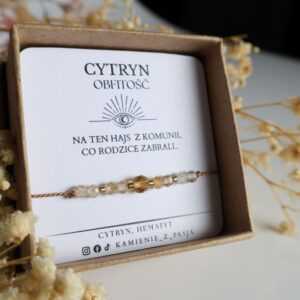 Bransoletka Cytryn Talizman na hajs