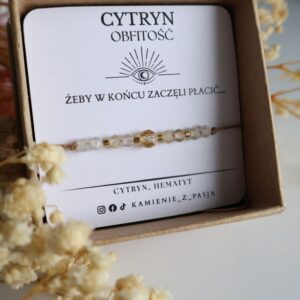 Bransoletka cytryn "żeby w końcu zaczęli płacić"