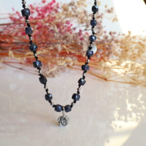 Naszyjnik Sapphire silver