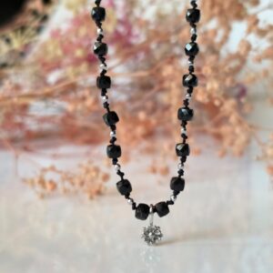 Naszyjnik Dark Blossom/silver