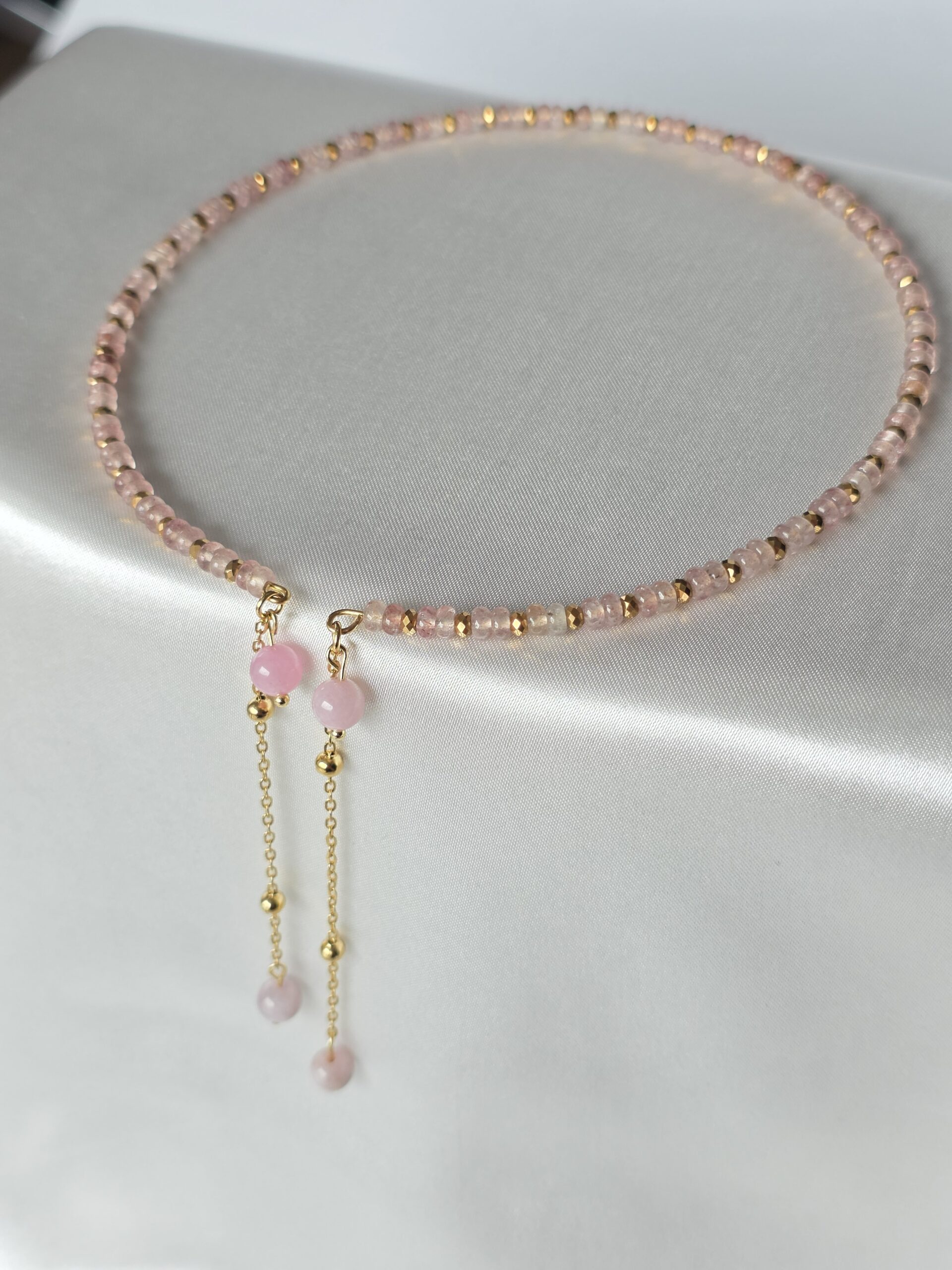 Naszyjnik light pink - obrazek 2