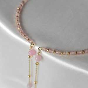 Naszyjnik light pink