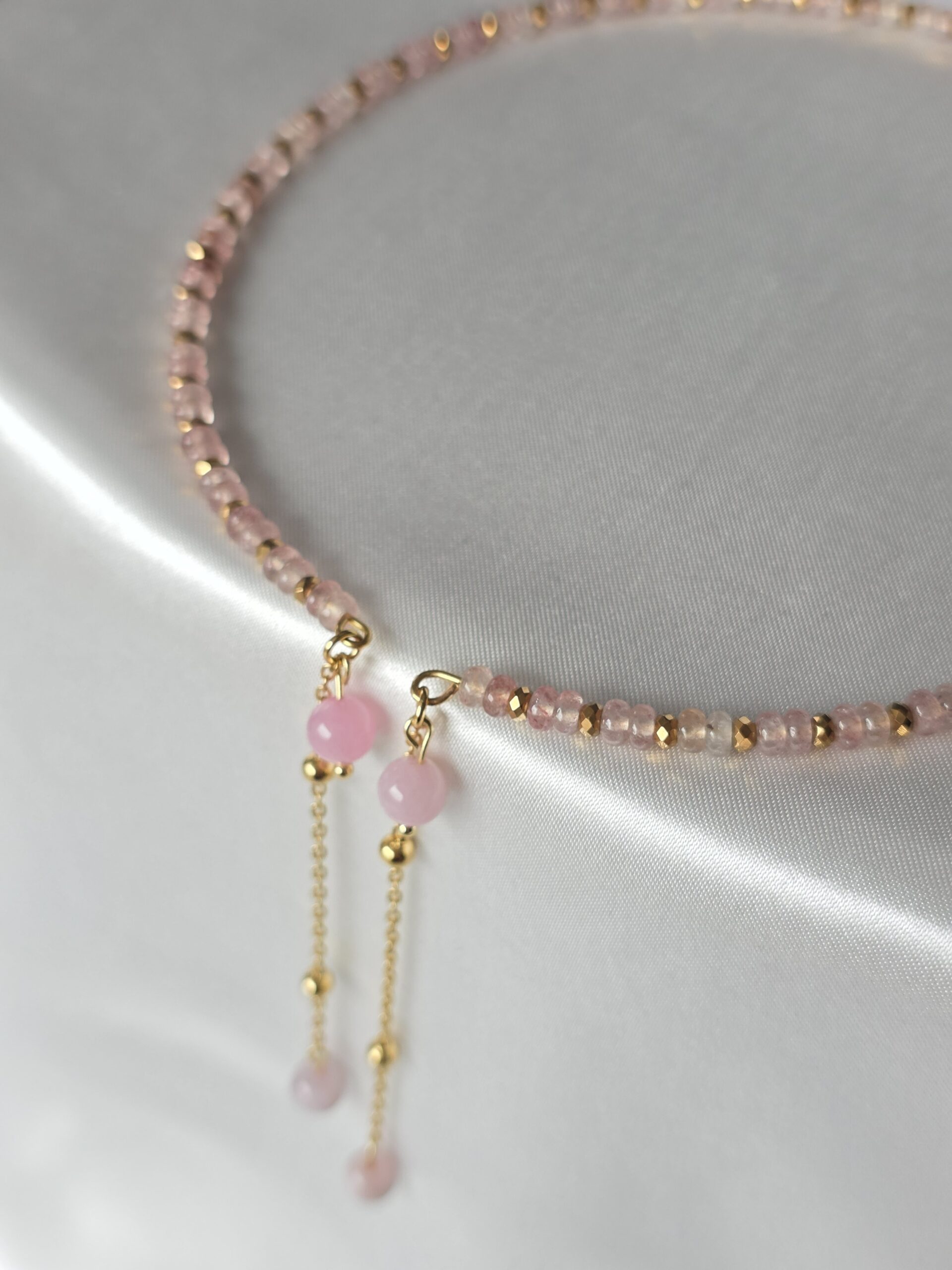 Naszyjnik light pink